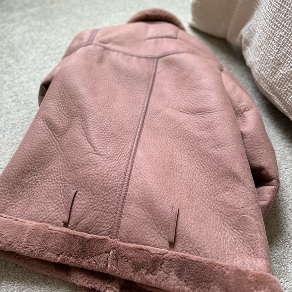 BCBGenration Sherpa jacket PINK - Picture 2 of 6